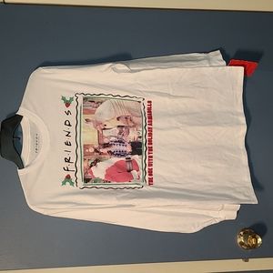 Mens Friends Holiday Armadillo long sleeve Christmas shirt